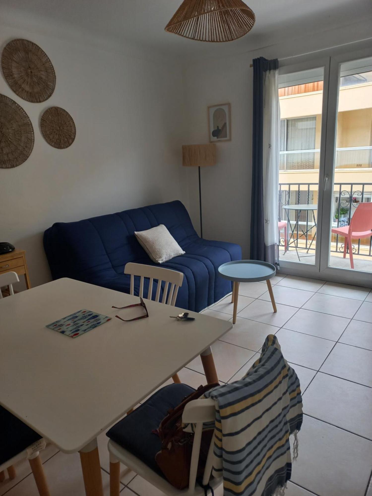 Canet Plage Appartement Vue Laterale Mer, 1 Chambre , Wifi, Climatisation, Parking Securise Couvert Exterior photo